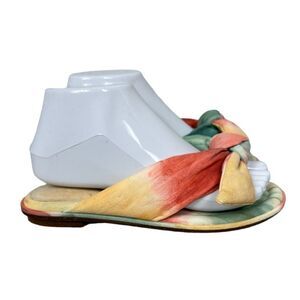 Alexandre Birman Clarita Suede Tie-Dye Print Sandals size 36.5/US 6